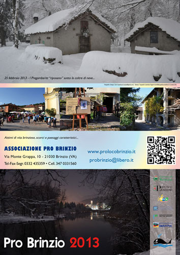 Calendario 2013 Brinzio feste e manifestazioni