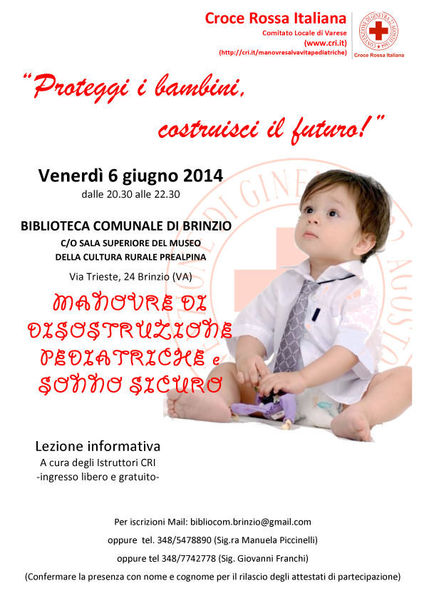 corso disostruzione pediatrica sonno sicuro brinzio