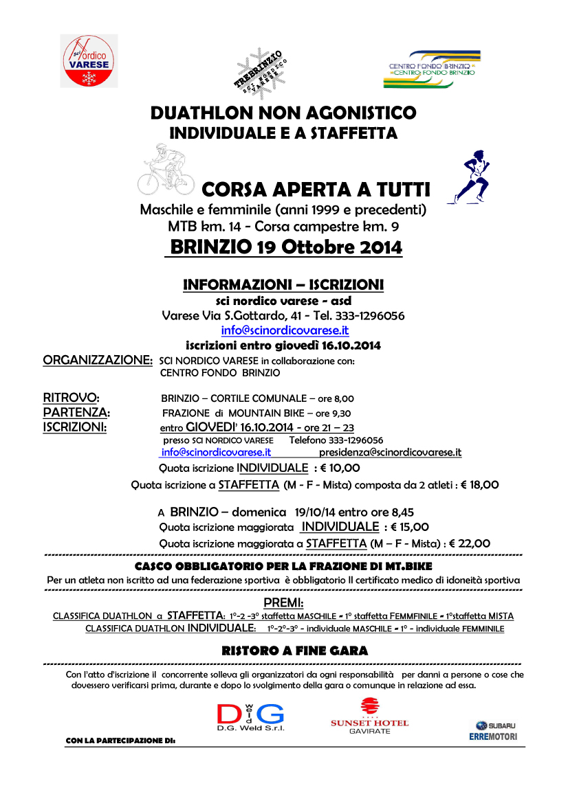 Trebrinzio2014 volantino