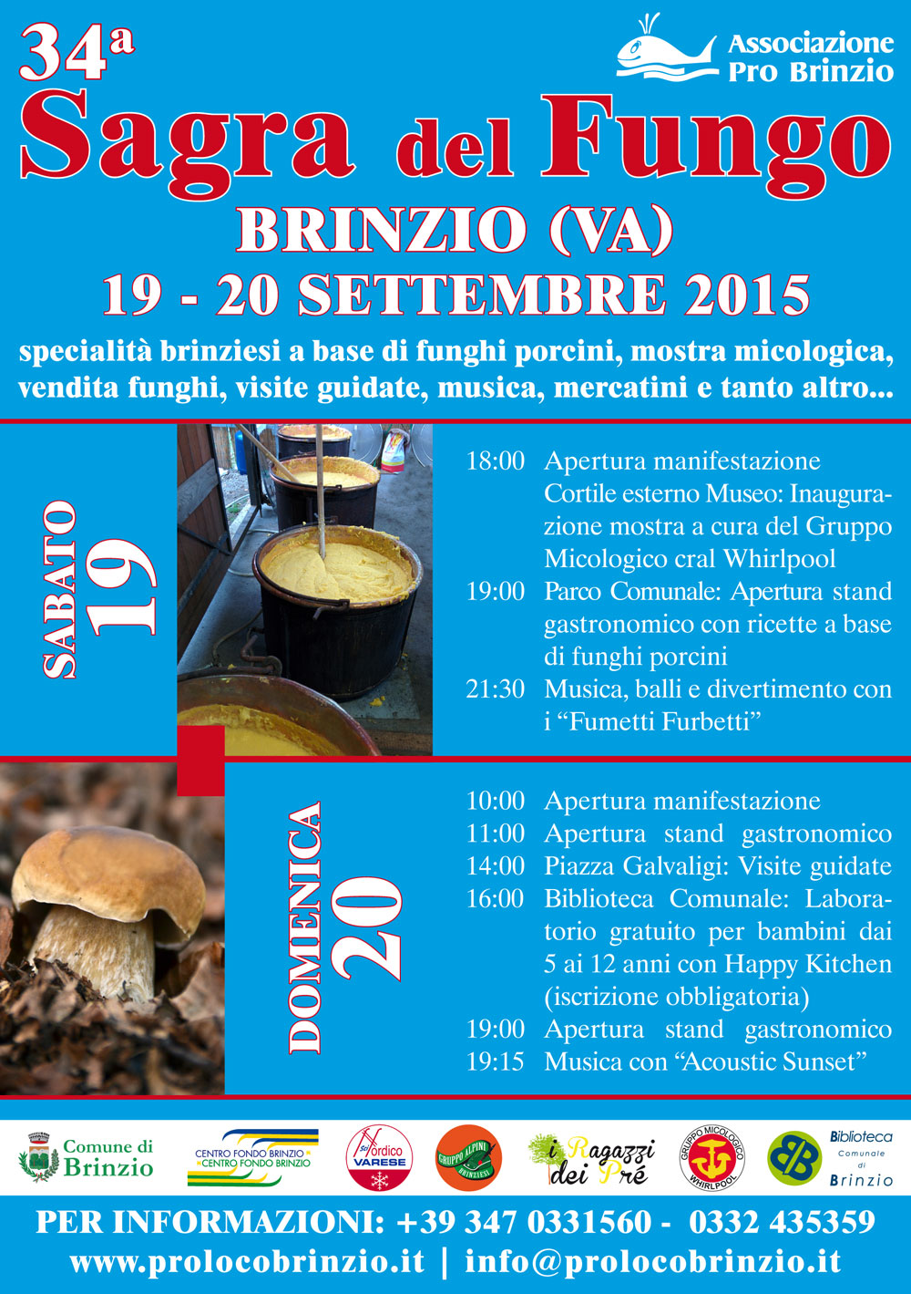 flyer sagra fungo brinzio 2015