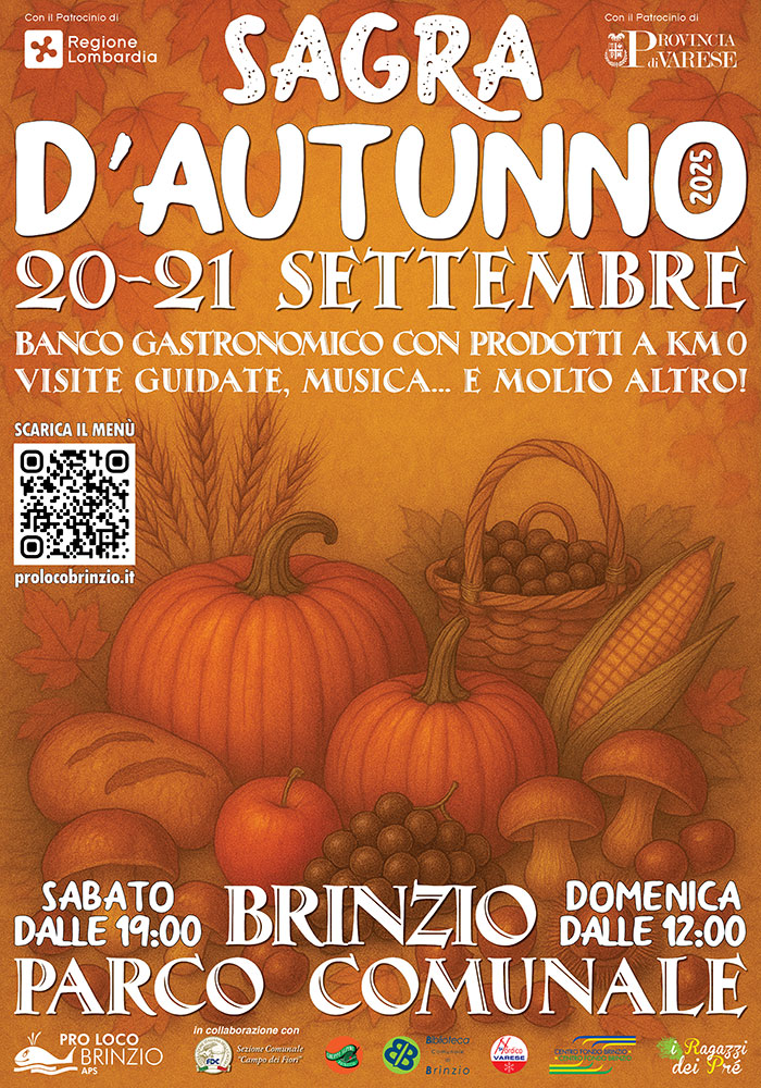 sagra d'autunno 2025 brinzio